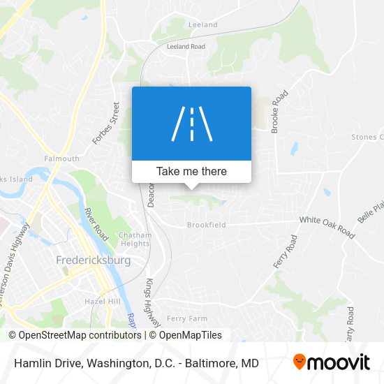 Mapa de Hamlin Drive