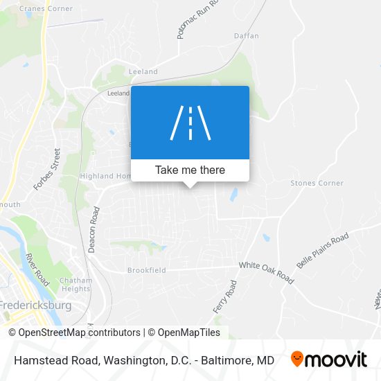 Hamstead Road map