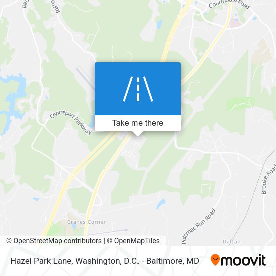 Hazel Park Lane map