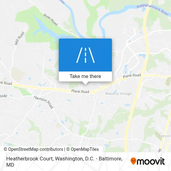 Heatherbrook Court map