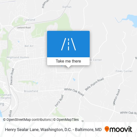 Henry Sealar Lane map