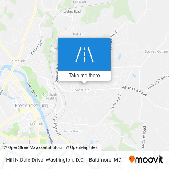 Mapa de Hill N Dale Drive