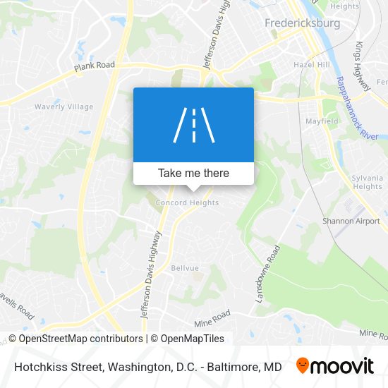 Hotchkiss Street map