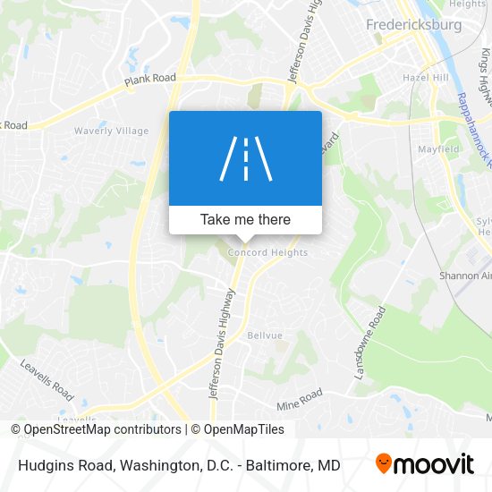 Hudgins Road map