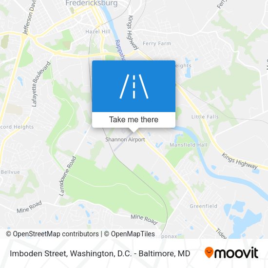Imboden Street map
