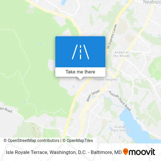Isle Royale Terrace map