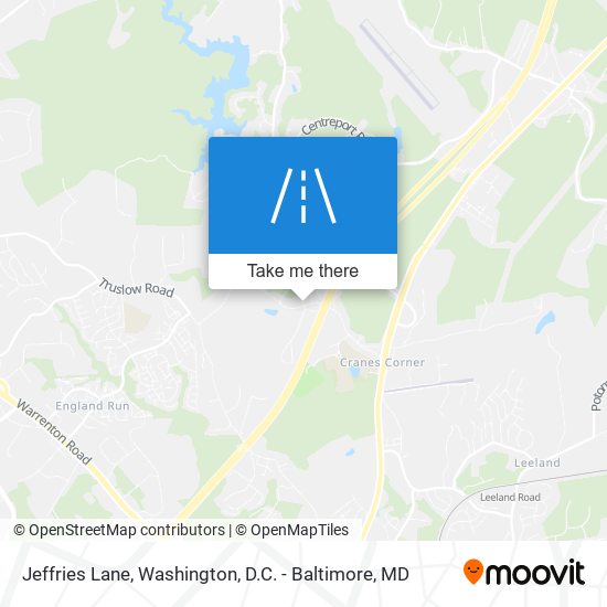 Mapa de Jeffries Lane