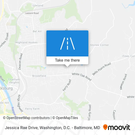 Jessica Rae Drive map