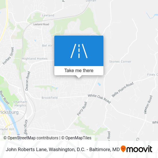 Mapa de John Roberts Lane