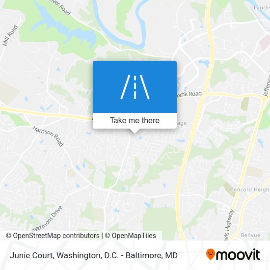Junie Court map
