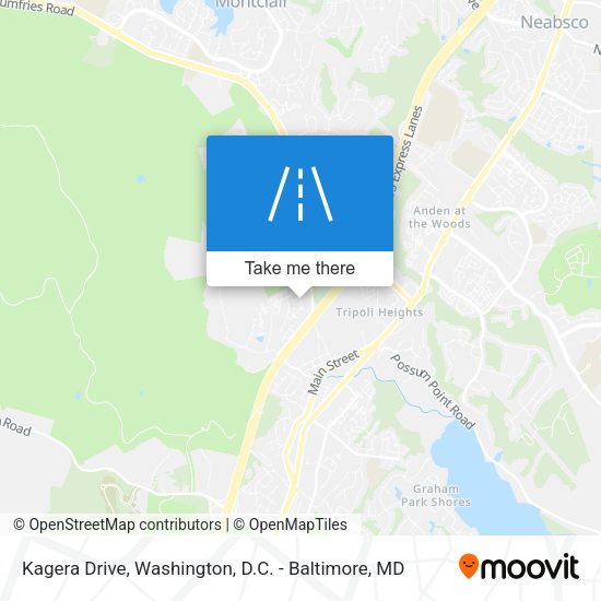 Kagera Drive map