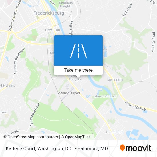 Karlene Court map