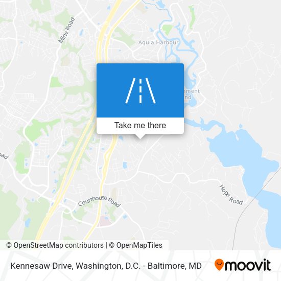 Kennesaw Drive map