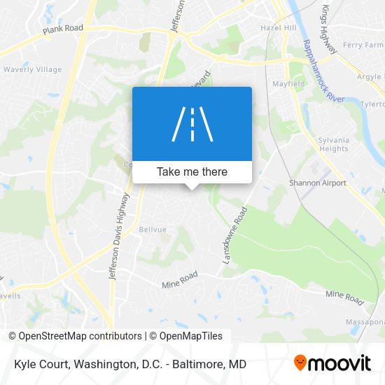 Kyle Court map