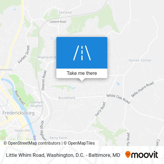 Mapa de Little Whim Road