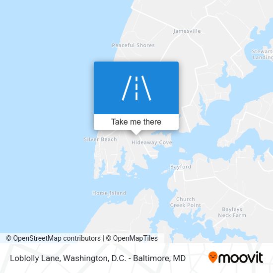 Loblolly Lane map