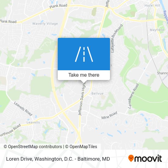 Mapa de Loren Drive