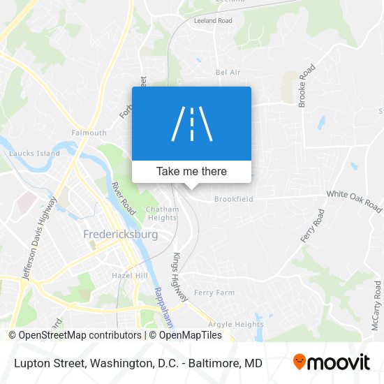 Mapa de Lupton Street