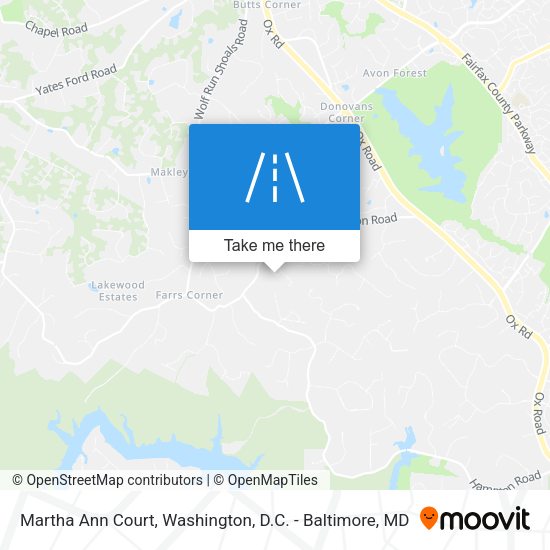 Martha Ann Court map