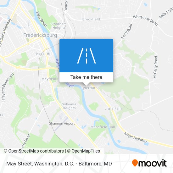 Mapa de May Street