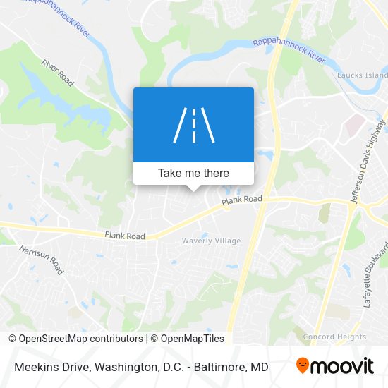 Meekins Drive map