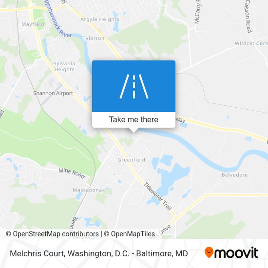 Melchris Court map