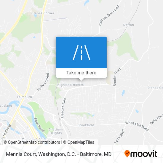 Mennis Court map