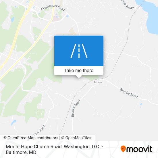 Mount Hope Church Road map