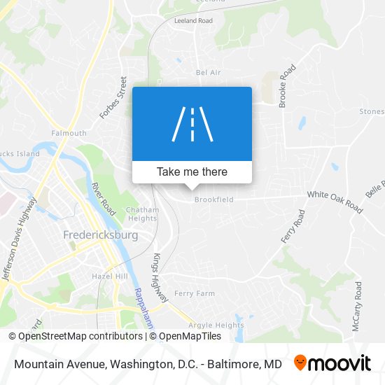 Mapa de Mountain Avenue