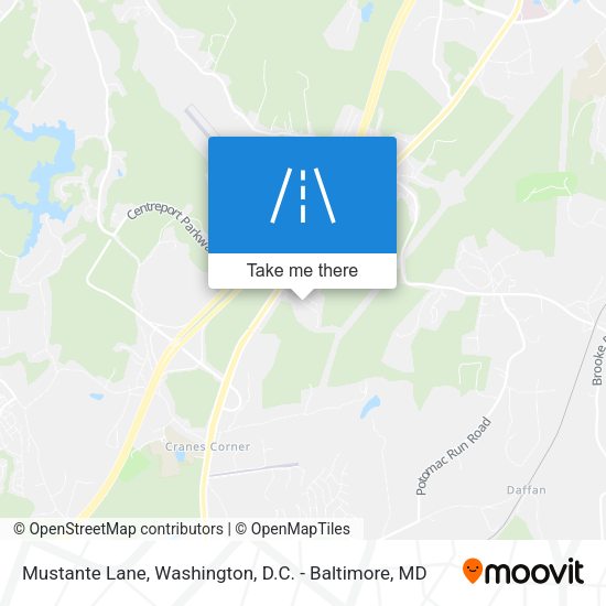 Mapa de Mustante Lane