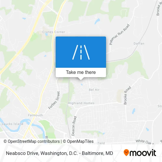Neabsco Drive map
