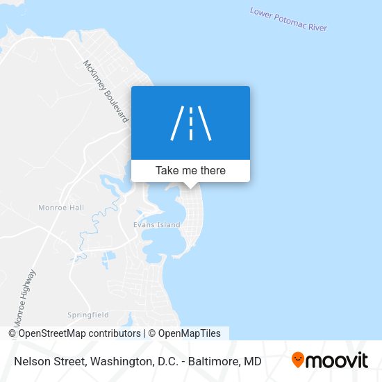 Nelson Street map