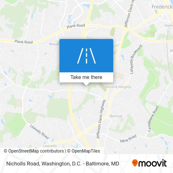 Nicholls Road map