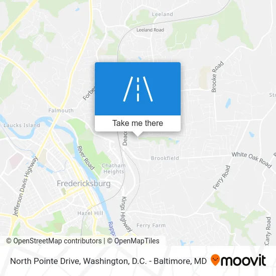 North Pointe Drive map