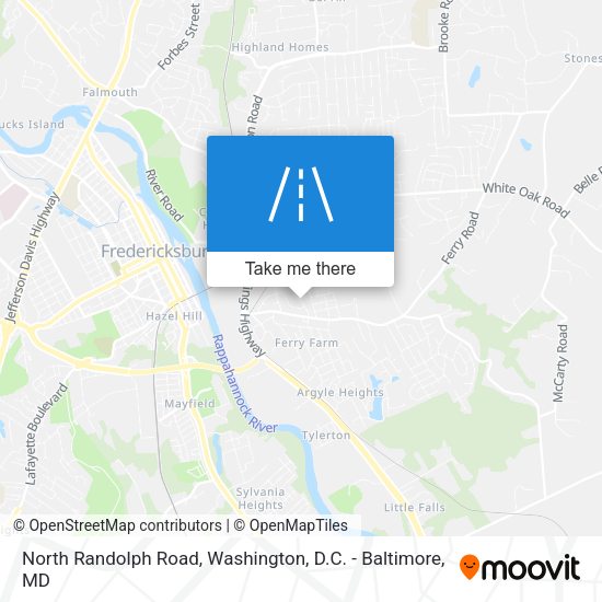 Mapa de North Randolph Road