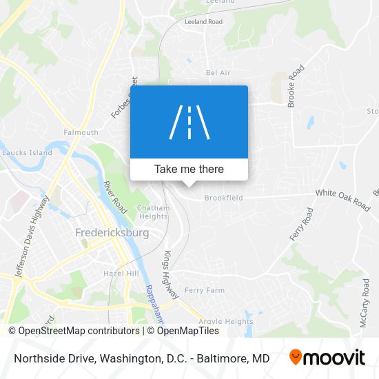 Northside Drive map