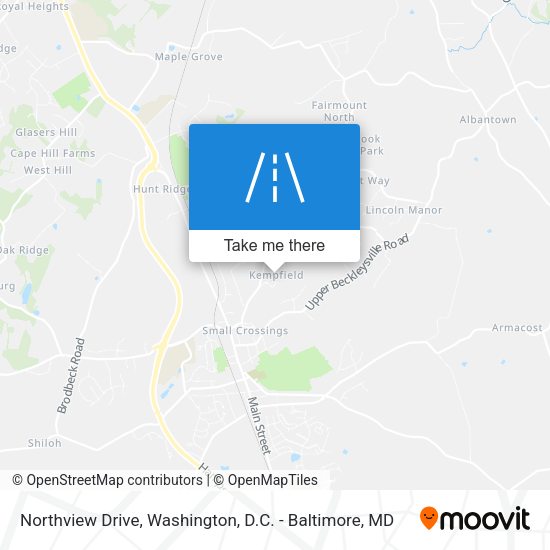 Mapa de Northview Drive