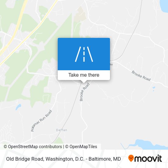 Old Bridge Road map