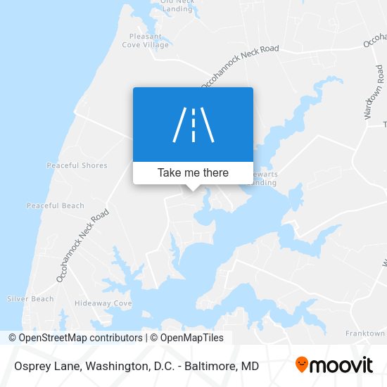 Osprey Lane map