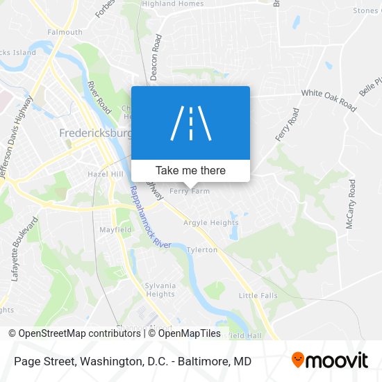 Page Street map