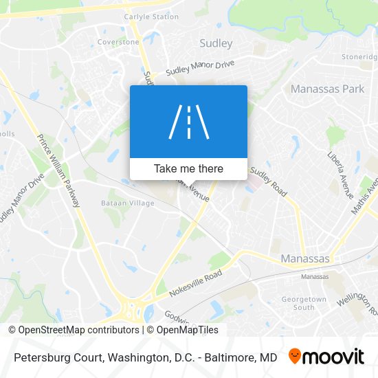 Petersburg Court map