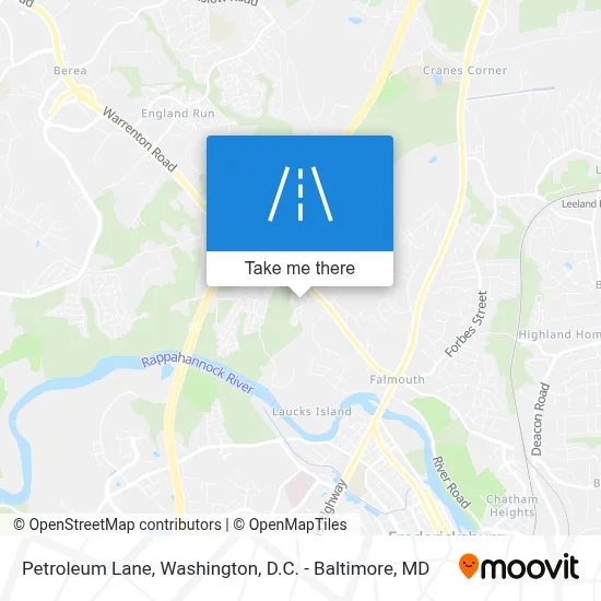 Petroleum Lane map