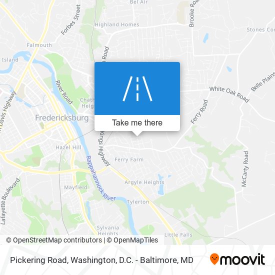 Pickering Road map