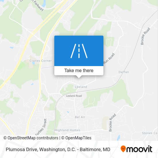 Plumosa Drive map