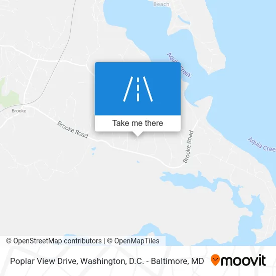 Poplar View Drive map