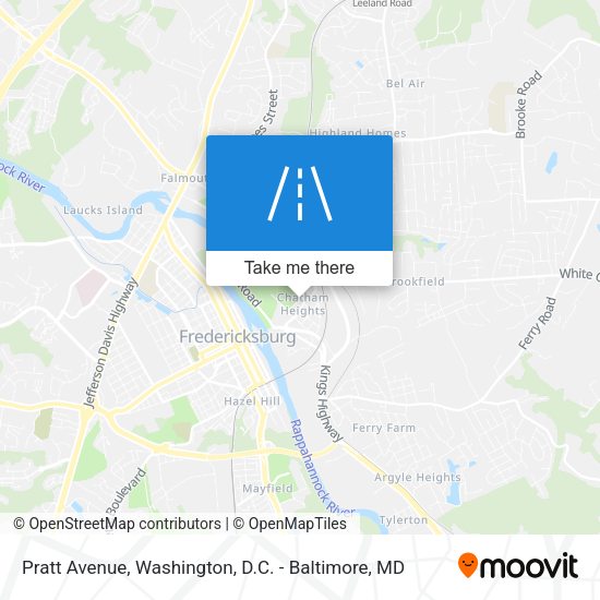Mapa de Pratt Avenue