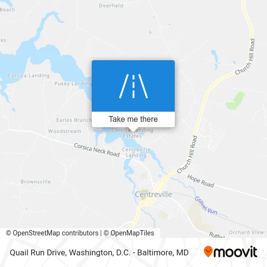 Quail Run Drive map