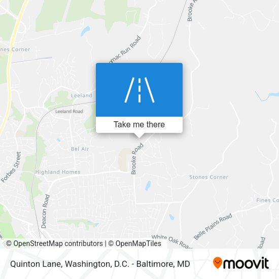 Quinton Lane map