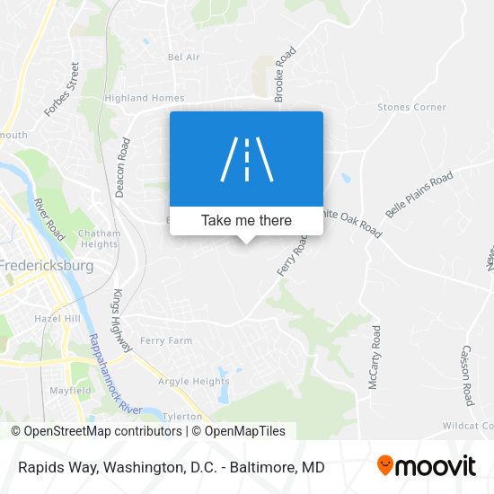 Rapids Way map