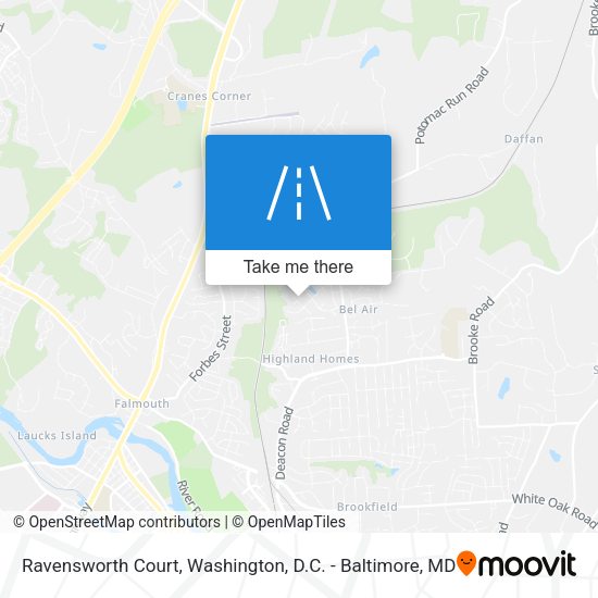 Ravensworth Court map